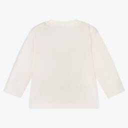 Moschino Baby-Girls Ivory Teddy Bear Top | Childrensalon Outlet