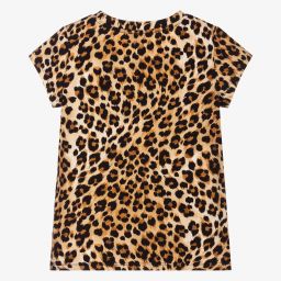 Moschino Kid-Teen-Girls Leopard Print T-Shirt | Childrensalon Outlet
