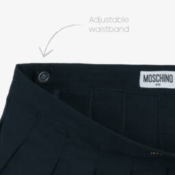 Moschino Kid-Teen-Girls Off-White & Navy Skirt Ensemble | Childrensalon Outlet