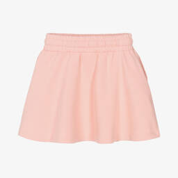Moschino Kid-Teen-Girls Pink Cotton Logo Skirt | Childrensalon Outlet