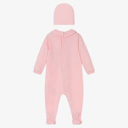 موسكينو Baby-طقم أفرول قطن جيرسي لون زهري للمولودات | Childrensalon Outlet