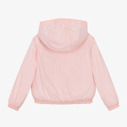Moschino Kid-Teen-Girls Pink Teddy Bear Hooded Jacket | Childrensalon Outlet