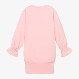 Moschino Кид-Тин-Girls Pink Teddy Bear Logo Dress | Childrensalon Outlet