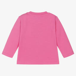Moschino Baby-Girls Pink Teddy Bear Top | Childrensalon Outlet