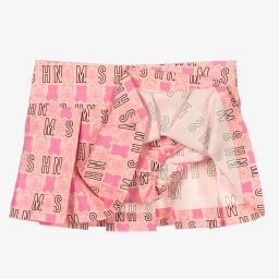 Moschino Baby-Girls Pink & White Skirt Set | Childrensalon Outlet