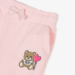 Moschino-Хлопковый комплект Розовый медвежонок для девочек | Childrensalon Outlet
