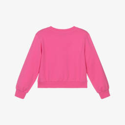 Moschino-بلوفر دافئ للبنات بتصميم دب وردي | Childrensalon Outlet