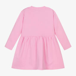 Moschino Малыши-Платье из мягкого розового трикотажа для девочек | Childrensalon Outlet