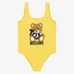 Moschino-ملابس سباحة للبنات بتصميم دب الشمس المبهج | Childrensalon Outlet