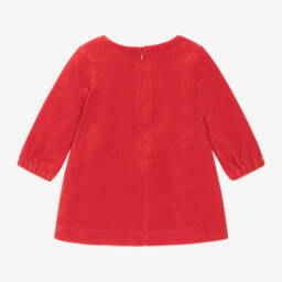 Moschino Baby-Girls Velour Red Heart Dress | Childrensalon Outlet