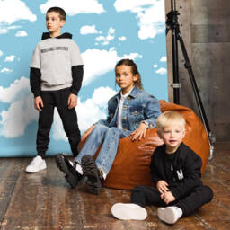 Moschino Kid-Teen-Girls Washed Denim Trousers | Childrensalon Outlet