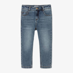Moschino Kid-Teen-Girls Washed Denim Trousers | Childrensalon Outlet