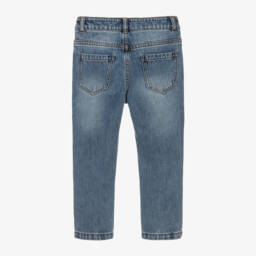Moschino Kid-Teen-Girls Washed Denim Trousers | Childrensalon Outlet