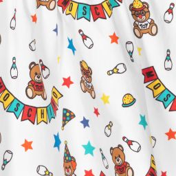 Moschino Baby-Girls White Circus Print Dress | Childrensalon Outlet