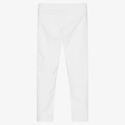 Moschino Кид-Тин-Белые легинсы для девочек | Childrensalon Outlet