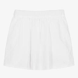 Moschino Kid-Teen-Girls White Teddy Bear Skirt | Childrensalon Outlet