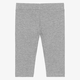 Moschino Baby-Grey Cotton Logo Trousers | Childrensalon Outlet