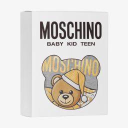 Moschino Малыши-Серый топ с мишкой и штанишки | Childrensalon Outlet