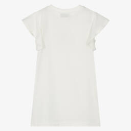 موسكينو-فستان قطن عاجي رائع للبنات | Childrensalon Outlet