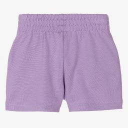 Moschino Кид-Тин-Фиолетовые хлопковые шорты | Childrensalon Outlet