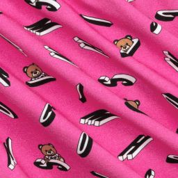 Moschino Kid-Teen-تنورة قطن جيرسي لون زهري | Childrensalon Outlet