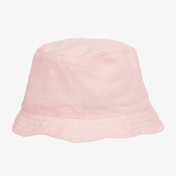 Moschino Baby-Pink Cotton Teddy Bear Bucket Hat | Childrensalon Outlet