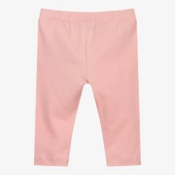 Moschino Baby-ليغنغز أطفال بناتي قطن جيرسي لون زهري | Childrensalon Outlet