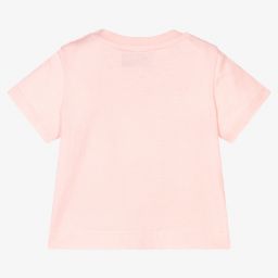Moschino Малыши-Розовая футболка для малышей | Childrensalon Outlet