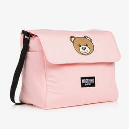 Moschino Baby-Pink Teddy Bear Changing Bag (60cm) | Childrensalon Outlet