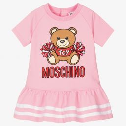 Moschino Baby-Pink Teddy Cheerleader Dress | Childrensalon Outlet