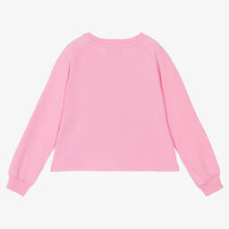 Moschino Кид-Тин-Розовый свитшот с медвежонком | Childrensalon Outlet