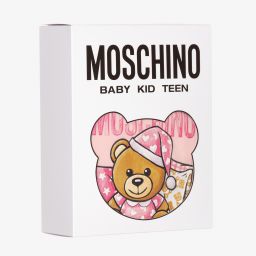 Moschino Малыши-Розовый топ с мишкой и штанишки | Childrensalon Outlet