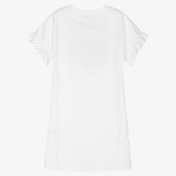 Moschino Kid-Teen-Teen Black Cotton Jersey Dress | Childrensalon Outlet