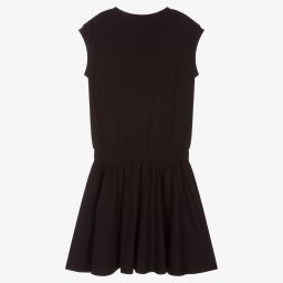 Moschino Kid-Teen-Teen Black Egg Logo Dress | Childrensalon Outlet