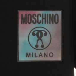 Moschino Kid-Teen-تيشيرت تينز قطن لون أسود | Childrensalon Outlet