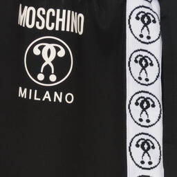 Moschino Kid-Teen-Teen Black Logo Joggers | Childrensalon Outlet