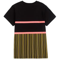 Moschino Кид-Тин-Черная футболка с логотипом для подростков | Childrensalon Outlet