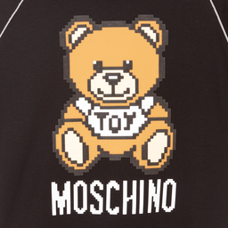 Moschino Kid-Teen-Teen Black Teddy Logo Hoodie | Childrensalon Outlet