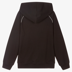 Moschino Kid-Teen-Teen Black Teddy Logo Hoodie | Childrensalon Outlet