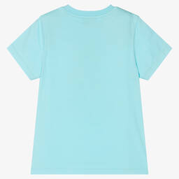 Moschino Кид-Тин-Голубая футболка с медвежонком | Childrensalon Outlet