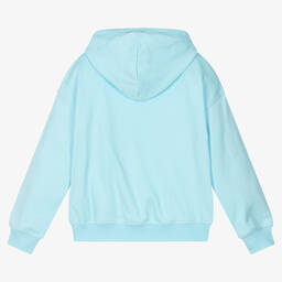 Moschino Kid-Teen-Teen Blue Teddy Bear Ride Hoodie | Childrensalon Outlet