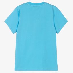 Moschino Kid-Teen-Teen Blue Teddy Bear T-Shirt | Childrensalon Outlet