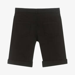 Moschino Кид-Тин-Черные хлопковые шорты | Childrensalon Outlet