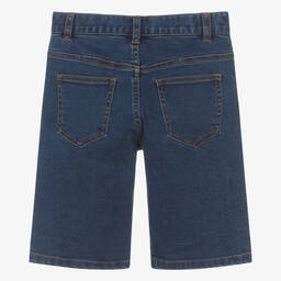 موسكينو Kid-Teen-شورت قطن دنيم لون أزرق للمراهقين | Childrensalon Outlet