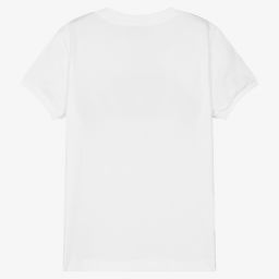 Moschino Кид-Тин-Белая футболка для мальчиков-подростков | Childrensalon Outlet