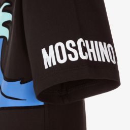 Moschino Kid-Teen-Teen Girls Black Bear T-Shirt | Childrensalon Outlet