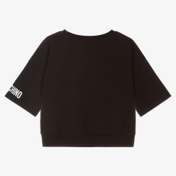 Moschino Kid-Teen-Teen Girls Black Bear T-Shirt | Childrensalon Outlet