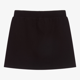 Moschino Kid-Teen-Teen Girls Black Logo Skirt | Childrensalon Outlet