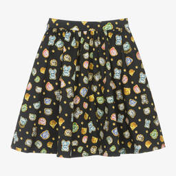 Moschino Кид-Тин-Teen Girls Black Teddy Bear Gems Skirt | Childrensalon Outlet