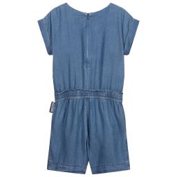 Moschino Kid-Teen-Teen Girls Chambray Playsuit | Childrensalon Outlet